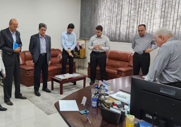 Reunio com o Presidente da Semadecre, Pr Silas Paulo de Souza